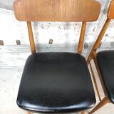 Paire de chaise scandinave