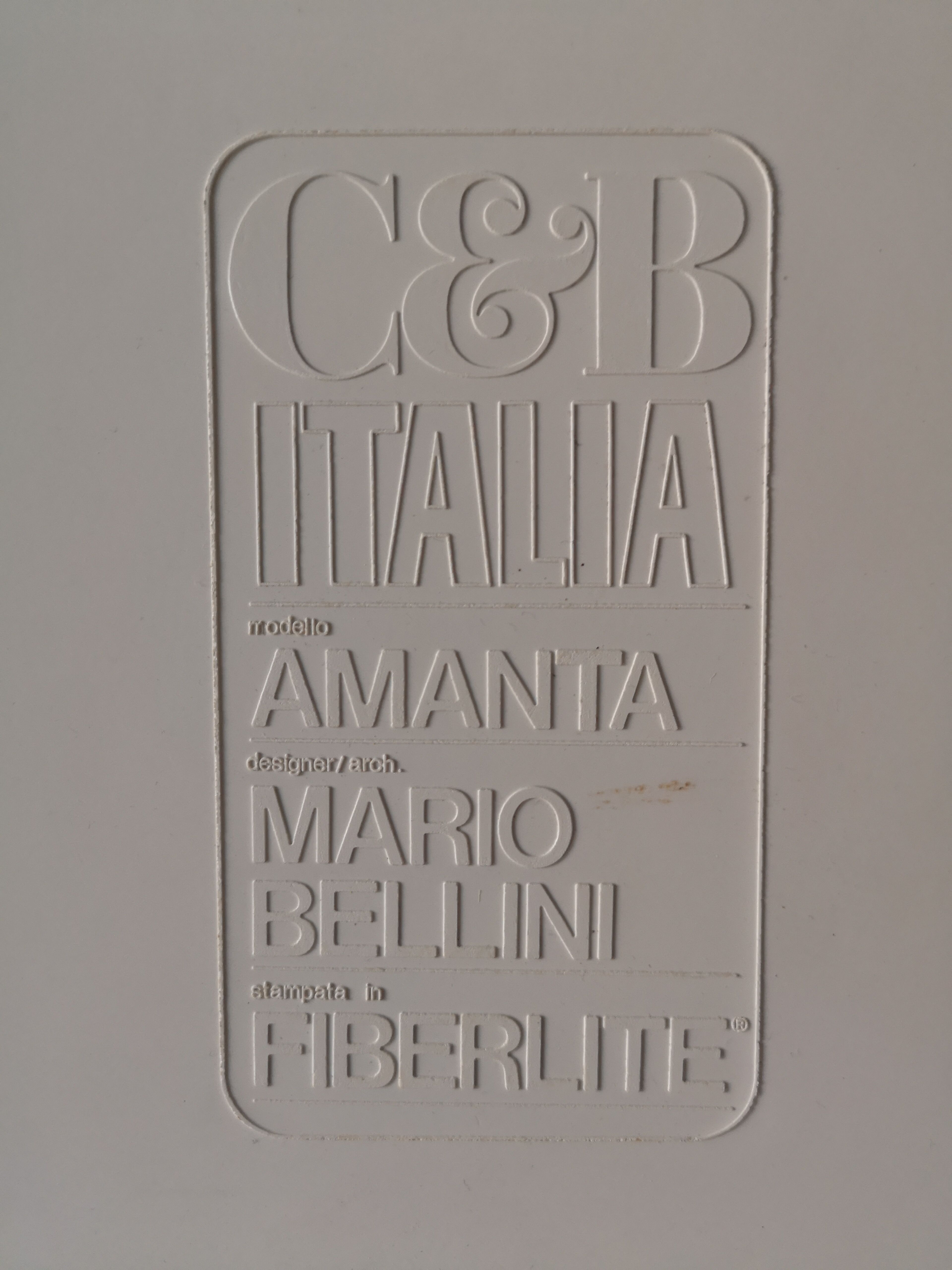 Leather sofa, Amanta model by Mario Bellini for B&B Italia, 1970
