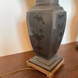 Pair asian style table lamps