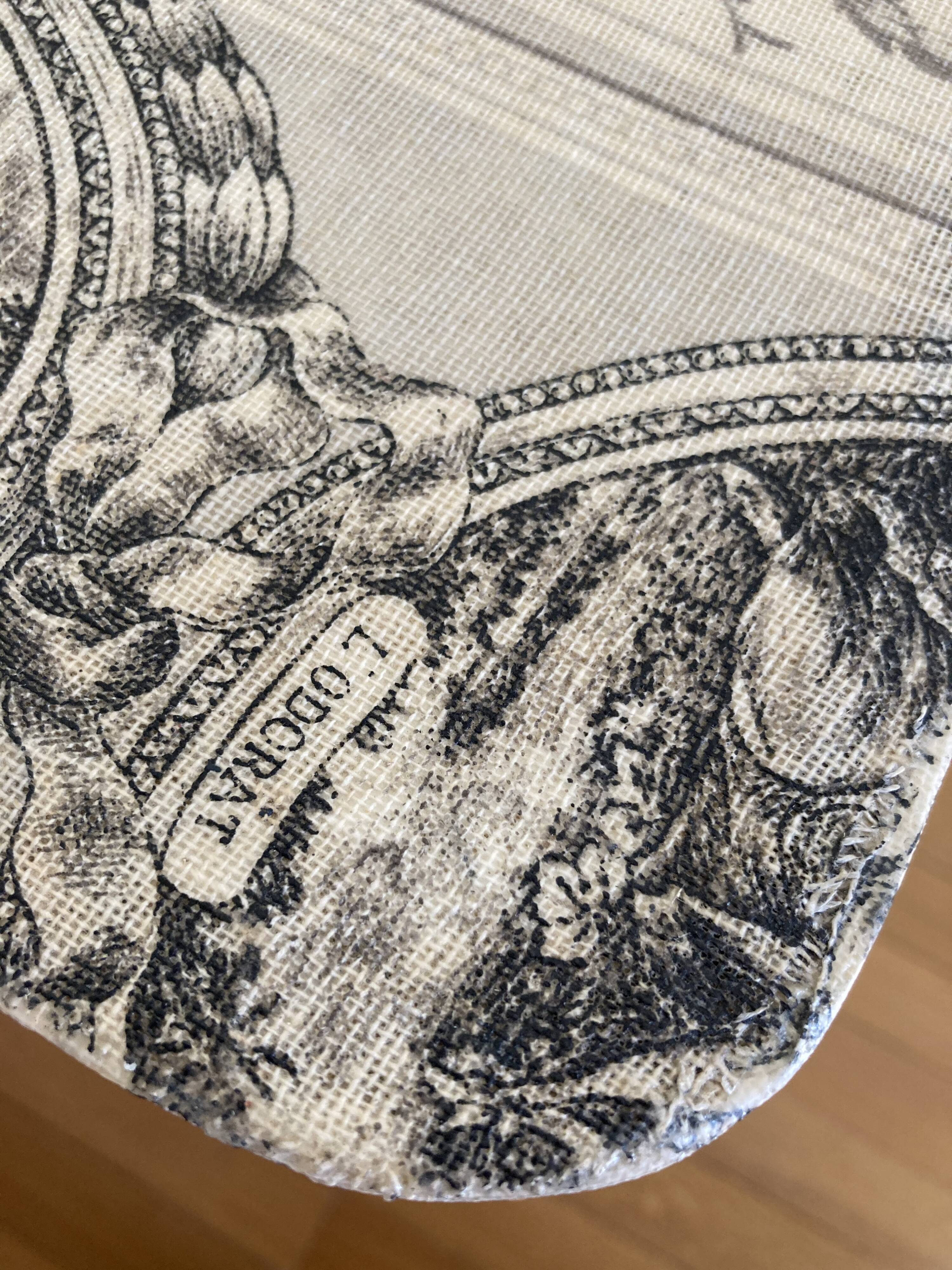Meuble style Louis XV toile de Jouy