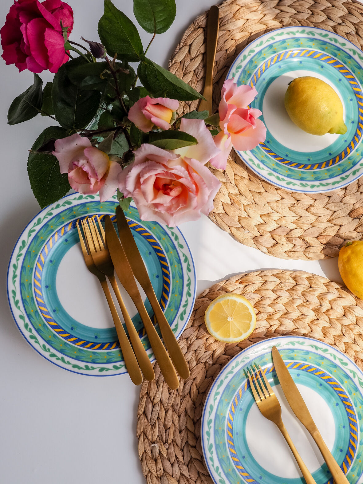 Lot de 5 assiettes Palacio provence