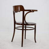1910s office armchair J&J Kohn Nr.704 and side table,Czechoslovakia
