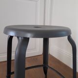 Industrial stool in crude steel
