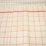 Lot of 2 monogrammed tea towels