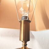 Large Regency black marble barber lamp