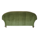 Art Deco Canapé Circa 1920 in Walnut, Cherry and Velvet