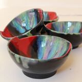 4 ceramic cups from Vallauris