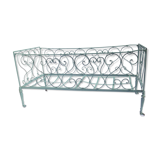 Wrought iron bed and his Swan-neck