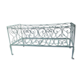 Wrought iron bed and his Swan-neck
