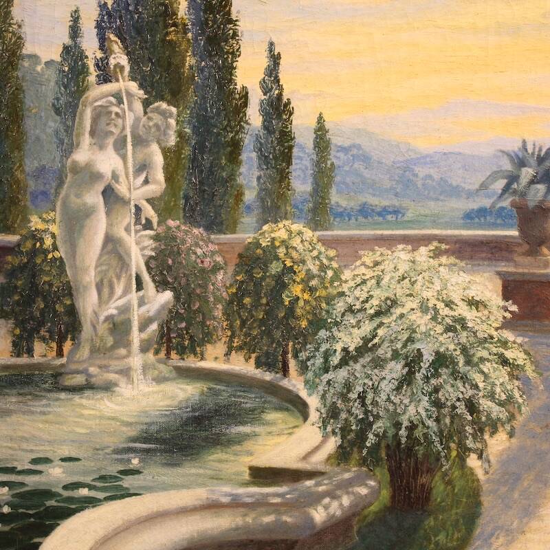 Italian landscape painting from the first half of the 20th century