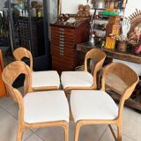 Ensemble de 4 chaises Baumann traîneau