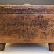Carved wooden box
