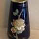 Art nouveau ceramic new cobalt vase by Villeroy and Boch