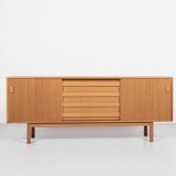 Midcentury Danish sideboard in oak by Dammand & Rasmussen 1960s - 200cm
