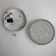 Pair of antique round "holophane" vintage wall lights