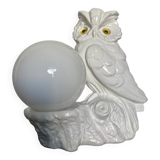 Ceramic owl lamp
