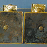 Pair of old candlesticks