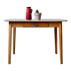 1950s Formica kitchen table with tapered legs and vintage drawer.