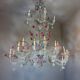 Grand Venetian chandelier in multicoloured Murano glass, circa 1920.
