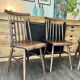 Trio de chaises bistrot fanett d'Ilmari Tapiovaara