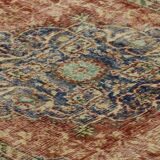 Turkish Anatolian Handmade Vintage Area Rug 200 cm x 118 cm