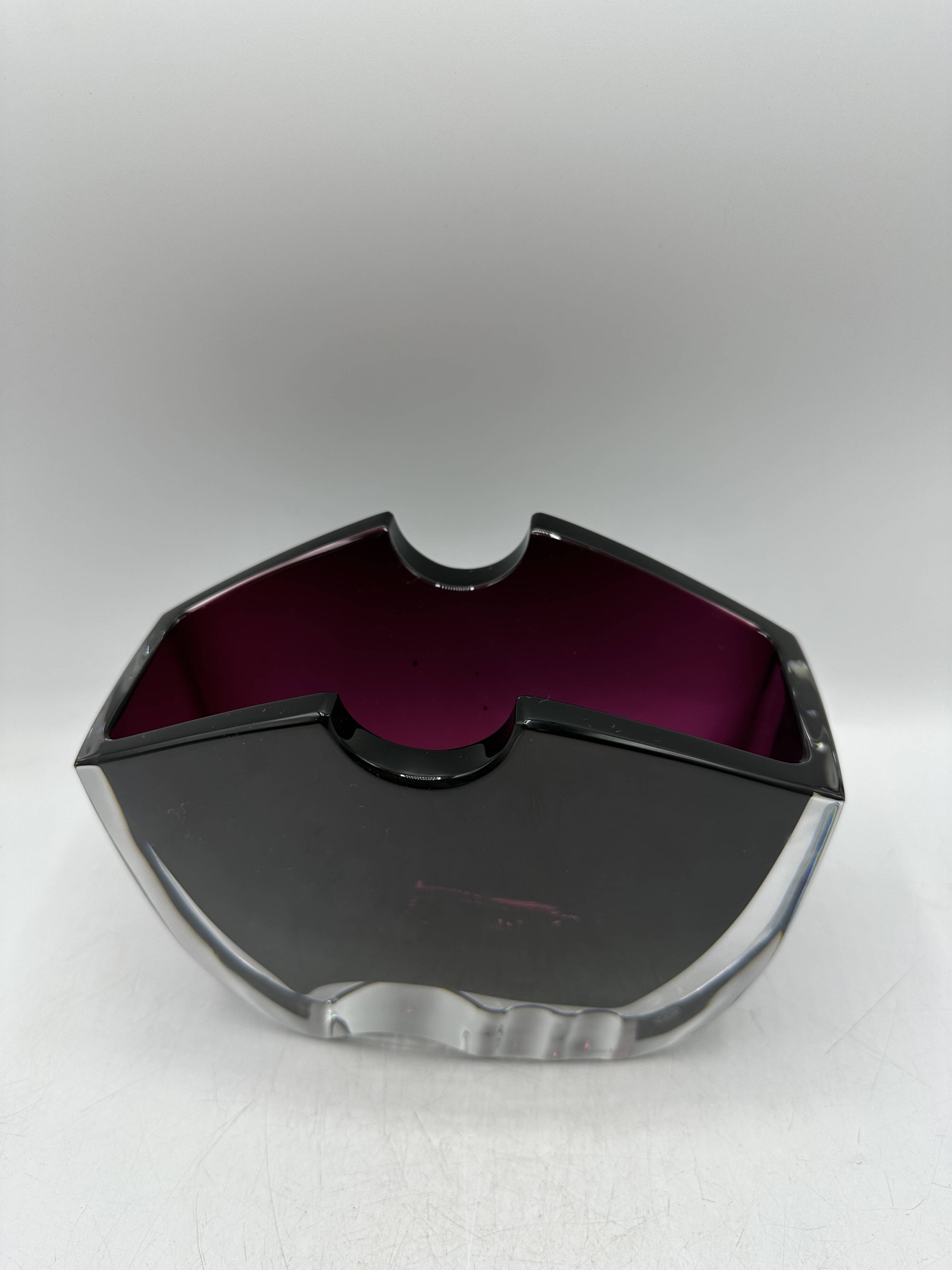 Vase Océanie en cristal de Baccarat