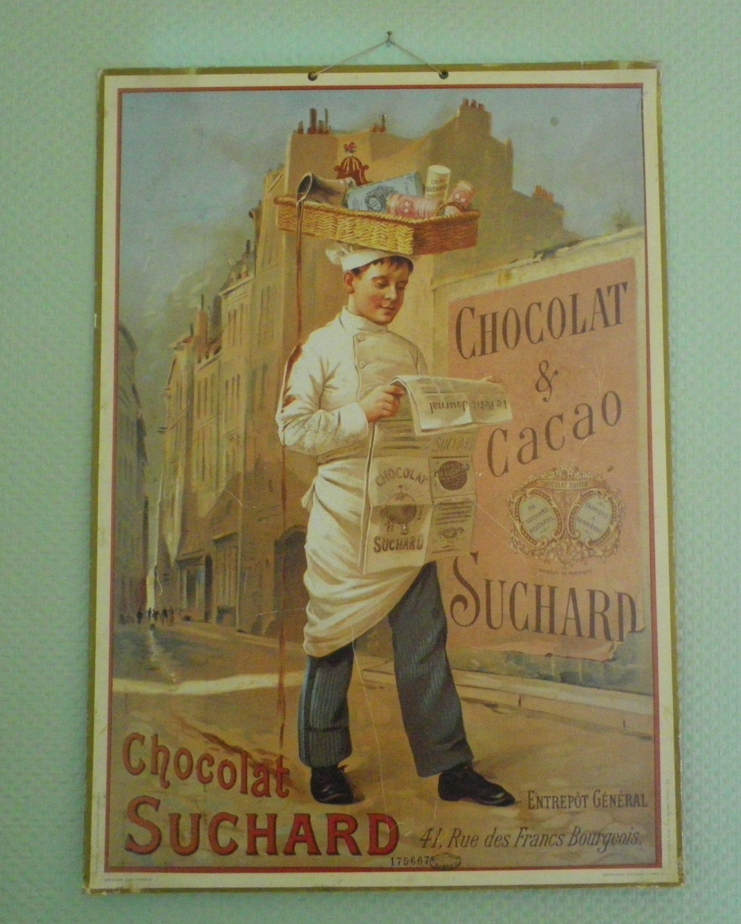 Advertising poster "chocolat suchard" Bernard Carant