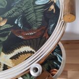 Pedestal table, round side table with serving trays