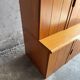 Tall Danish Teak Cabinet, Warm Brown Teak with Integrated Handles, 1970s Modular Design