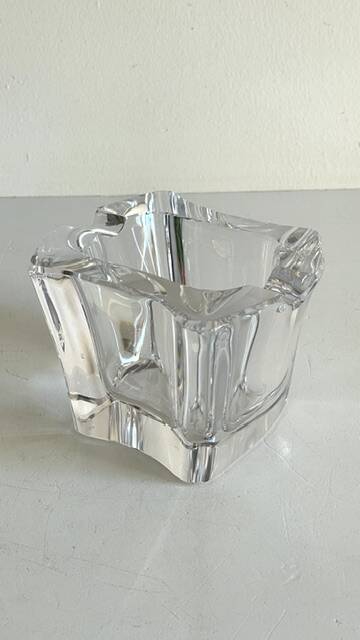VINTAGE Free-Form Crystal ASHTRAY