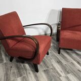 Set of Vintage Armchairs by Jindrich Halabala, 1940s