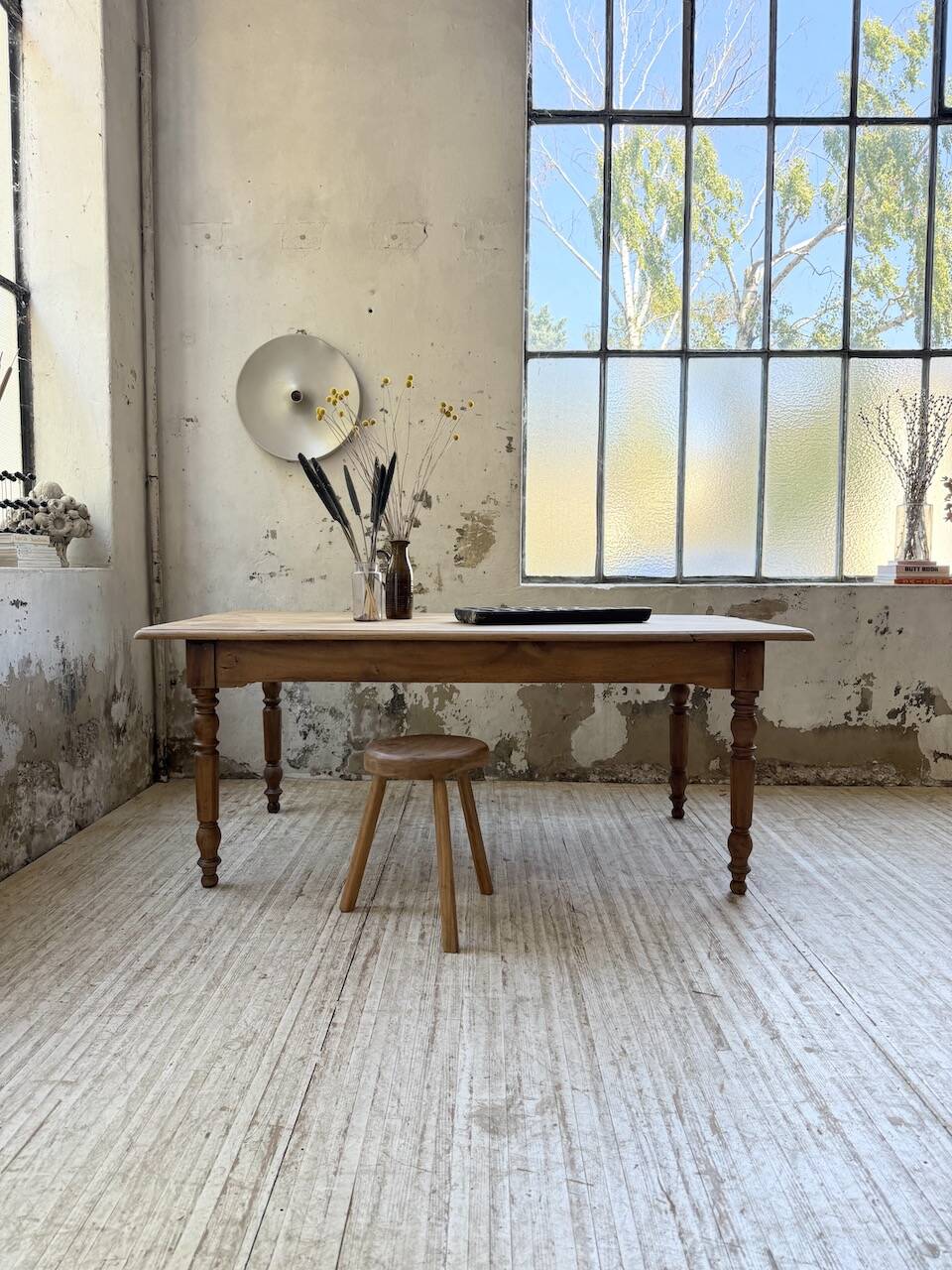 Walnut bistro farmhouse table 180cm
