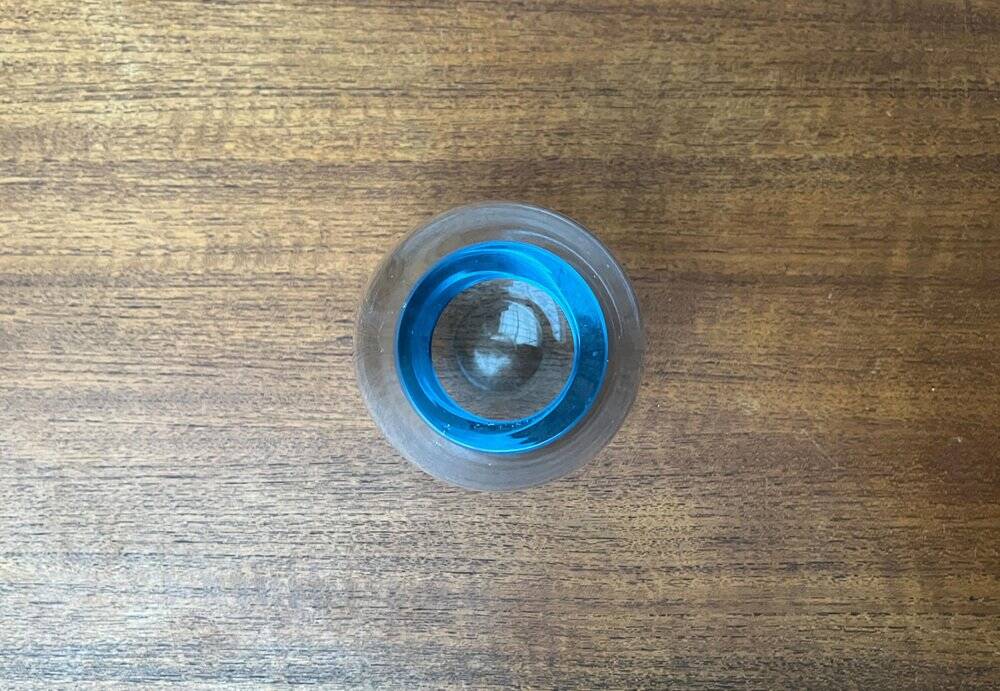 Glass vase from the Danish Hellas series by Per Lütken for Holmegaard, 1960s.