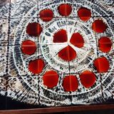 Table basse en céramique et wengé de style mid-century attribuée à Belarti Belgique 1970