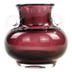 Vase, mid-century modern, glass, Poland, 1970s
