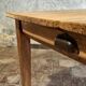 Large authentic farmhouse table made of solid French oak.