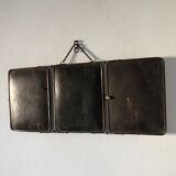 Triptych mirror barber 25x59 vintage 1940