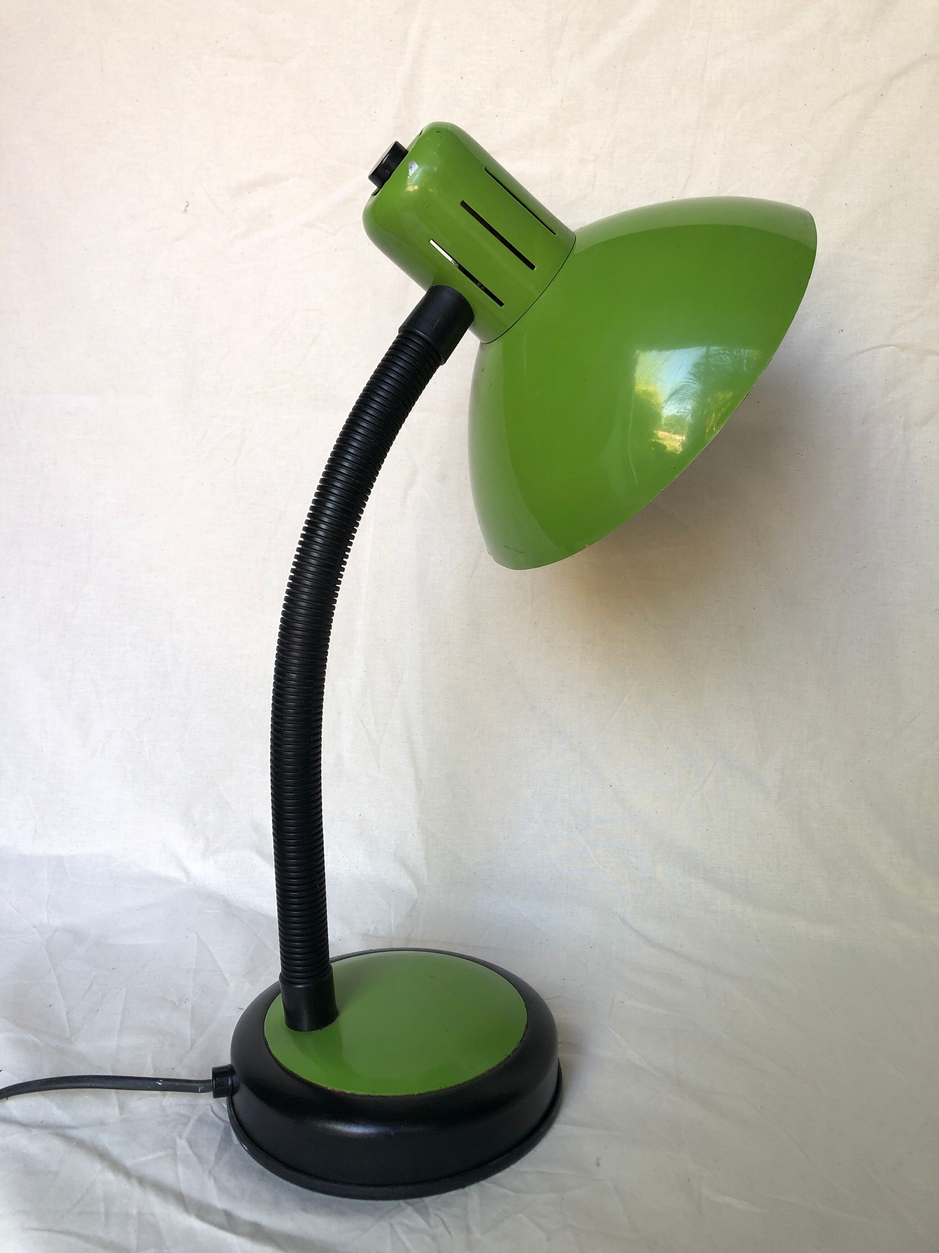 Desk lamp Veneta Lumi green, 70s / 80s