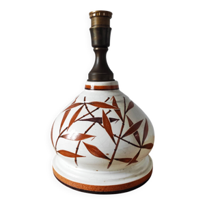 Pieds de lampe en céramique,