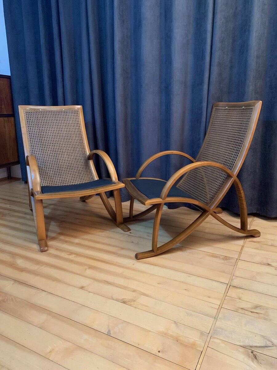 Set of German armchairs from WK Wohnen, 1970s