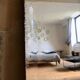 Antique bevelled mirror