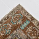 4x6 Vintage Oushak Carpet, Turkish Rug, 107x172Cm