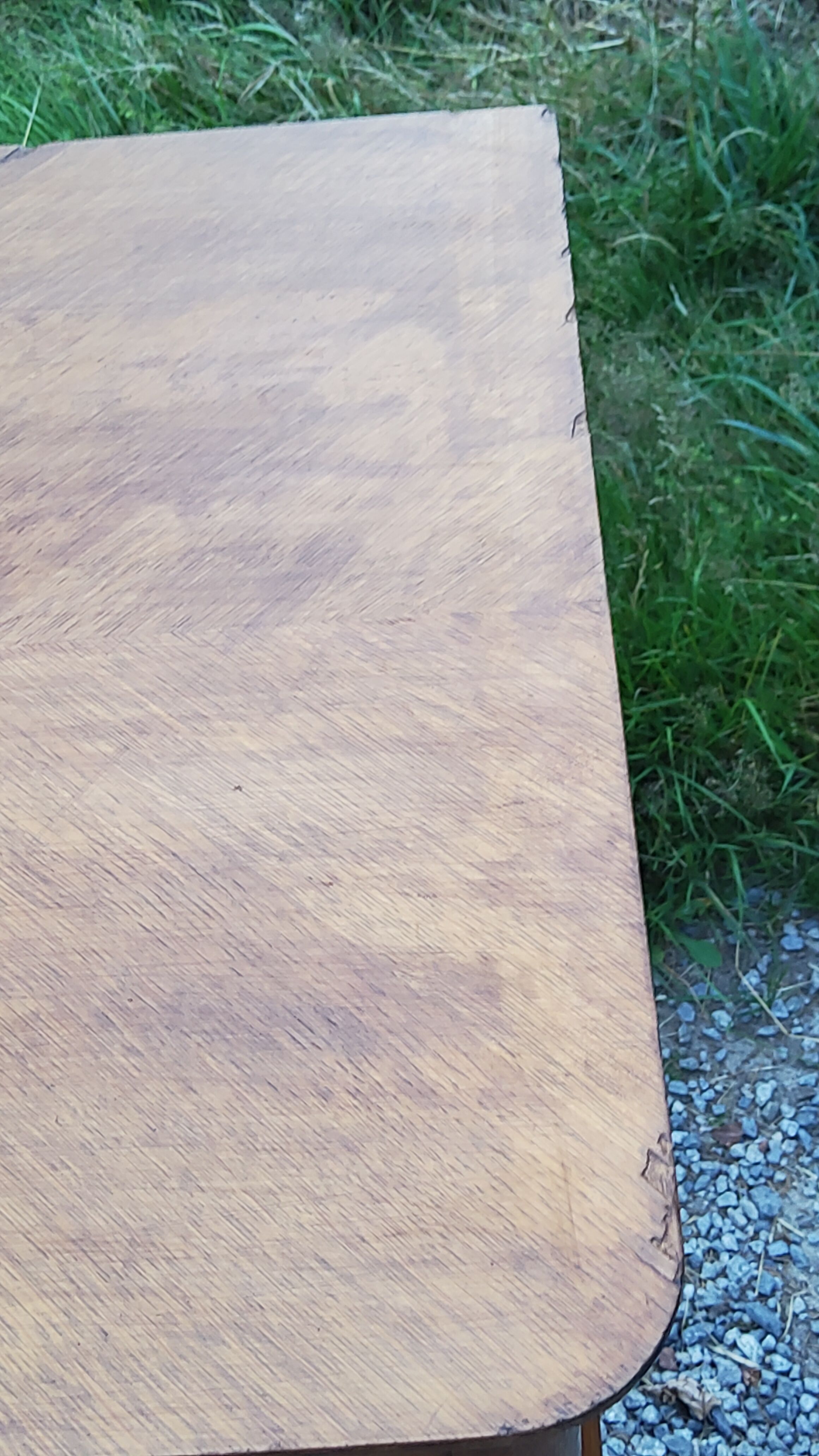 Vintage gold oak row feet compass from the 50s