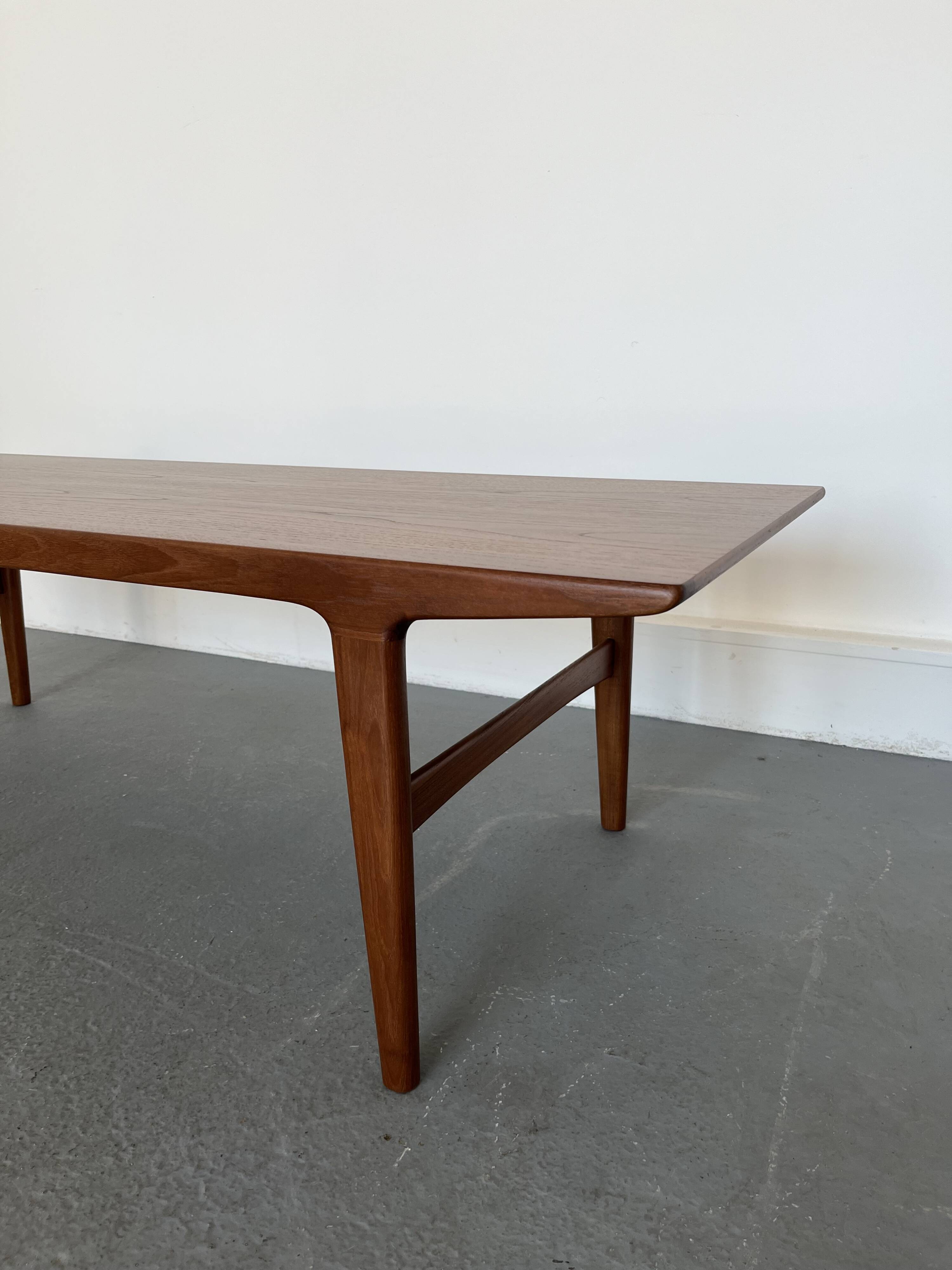 Scandinavian teak table by Niels Otto Møller, 1960s