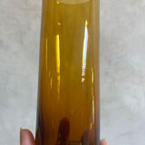 Amber blown glass