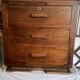 Vintage three-drawer chest of drawers from the 1950s
