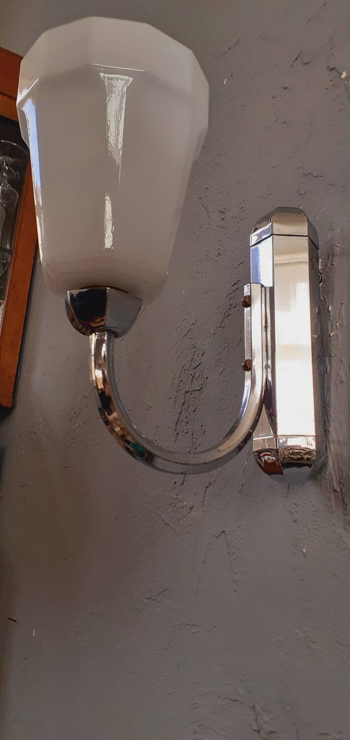 Art Deco Bathroom Wall Lamp Year 40.