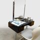 Coiffeuses vintage, tables de toilette « style Space Age »