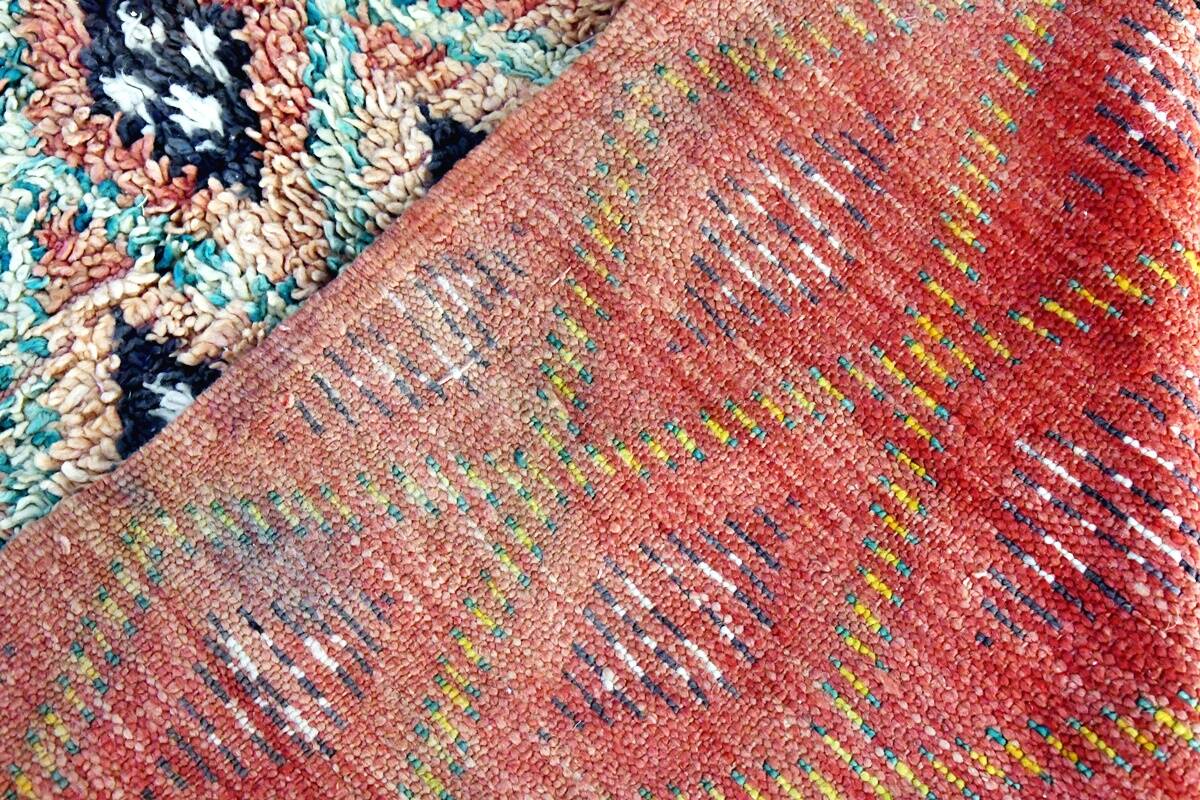 Moroccan Berber rug Boujaad vintage 354 x 133 cm