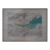 Old map of Edinburgh and the Firth of Forth - 1879 | Wall decoration